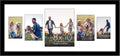 Americanflat 4x6 Collage Picture Frame with Polished Plexiglass - Multi Picture Frames Fit Sixteen 4x6 Photos or Use as One 18x26 Poster Frame for Wall Display - Signature Collection - Black